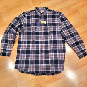 NWT Red Head Brand Co Ultimate Flannel Shirt Long Sleeve XLT Color Granite
